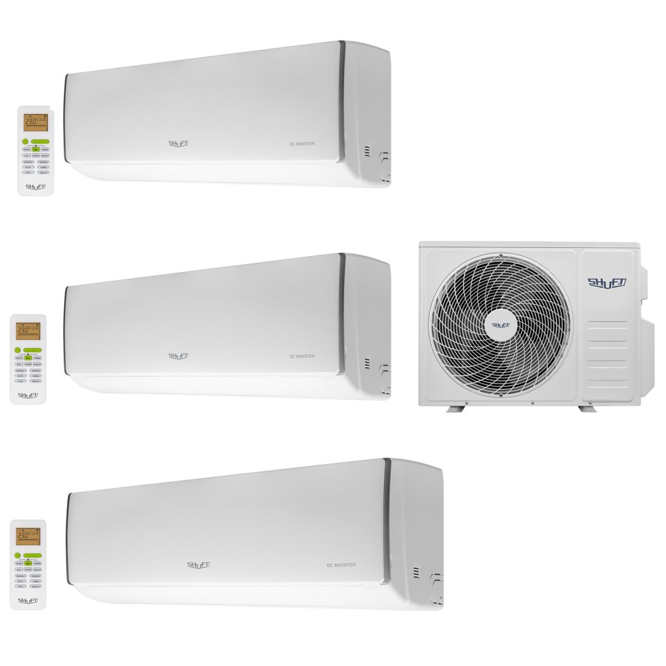 Мульти сплит-система на 3 комнаты Shuft SFMS/I-09+07+07 НB FMI-21-3/N8_WF комплект