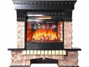Каминокомплект Interflame Экстер прованс венге с очагом Panoramic 06 25 LED FX QZ